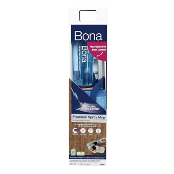 Bona Premium Spray Mop for Hardwood Floors with Cleaner Solution