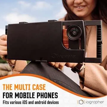 iOgrapher Filmmaking Multi-Case Phone Holder - Smartphone Video Rig & Phone Camera Video Stabilizer for Photographers and Filmmakers