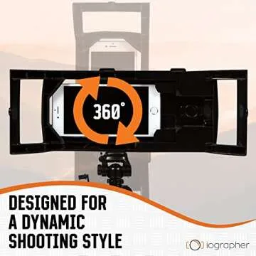 iOgrapher Filmmaking Multi-Case Phone Holder - Smartphone Video Rig & Phone Camera Video Stabilizer for Photographers and Filmmakers