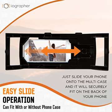 iOgrapher Filmmaking Multi-Case Phone Holder - Smartphone Video Rig & Phone Camera Video Stabilizer for Photographers and Filmmakers