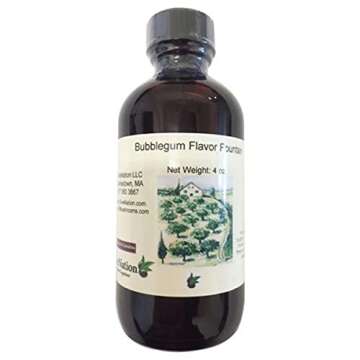 OliveNation Bubble Gum Flavor Fountain, Sugar-Free Low Calorie, Gluten Free, Kosher - 4 ounces