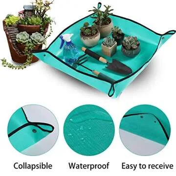 Owl Focus Waterproof Repotting Mat for Indoor Gardening