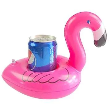Shop TONUNI Flamingo Drink Holder Float Coasters 12-Pack!