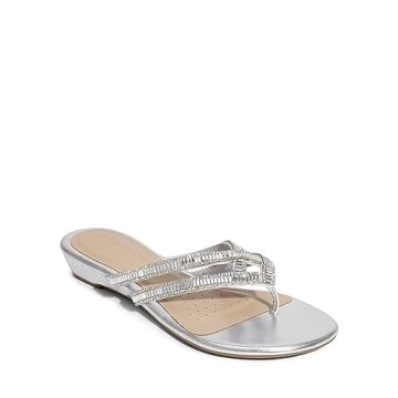 DREAM PAIRS Stylish Rhinestones Slides Sandals for Women