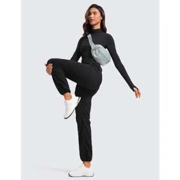 CRZ YOGA Women's Lightweight Workout Pants with Pockets