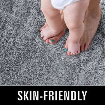 TWINNIS Super Soft Shaggy Rugs for Modern Home Decor