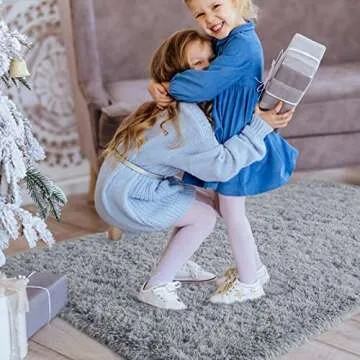 TWINNIS Super Soft Shaggy Rugs for Modern Home Decor