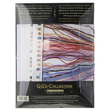 Dimensions Gold Collection Counted Cross Stitch Kit, Beautiful Ballerina, White Aida, 14'' x 14'', m...