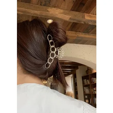 Trendy Y2K Metal Hair Clips - 3 PCS Stylish Set