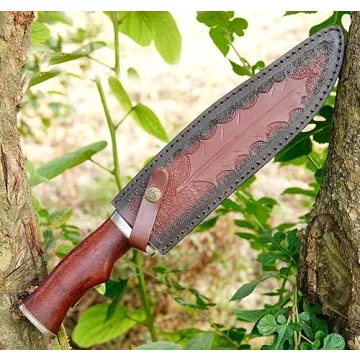 Warivo 15.5 Inch D2 Gaint Bowie Knife for All Outdoor Needs