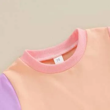 Toddler Baby Girl Summer Cotton Outfits Set for Ages 0-3