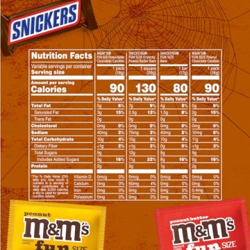 M&M'S & SNICKERS Halloween Candy Variety 35 Ct Bulk