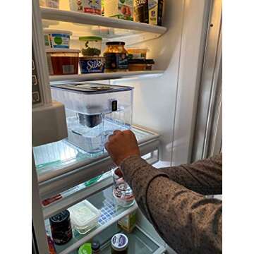 Epic Nano Countertop Water Filter Dispenser for Drinking Water. 36 Cup 150 Gallon Long Last Filter BPA Free Water Purifier Large Water Jug