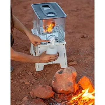 Epic Nano Countertop Water Filter Dispenser for Drinking Water. 36 Cup 150 Gallon Long Last Filter BPA Free Water Purifier Large Water Jug