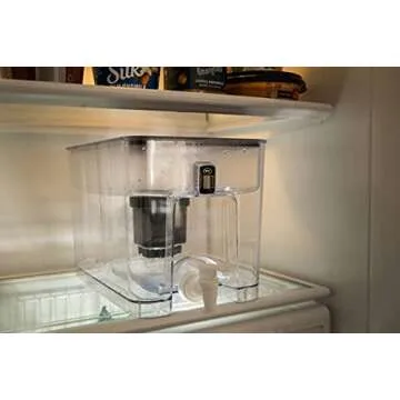 Epic Nano Countertop Water Filter Dispenser for Drinking Water. 36 Cup 150 Gallon Long Last Filter BPA Free Water Purifier Large Water Jug