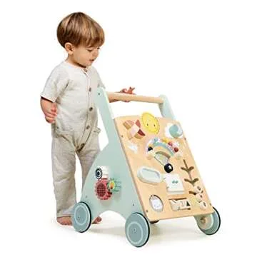 Tender Leaf Toys - Sunshine Baby Activity Walker - Activity Station to Encourage Floor Play to First Steps - Perfect Companion to Learn How to Walk - Age 18m +