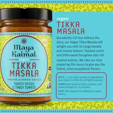 Maya Kaimal Vegan Tikka Masala Simmer Sauce, 12.5 oz