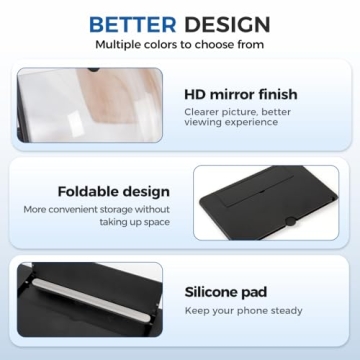 Portable 3D Phone Screen Magnifier for All Ages