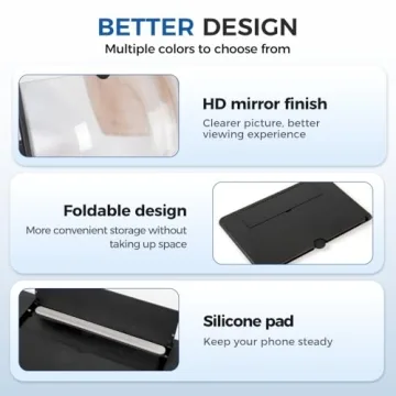 Portable 3D Phone Screen Magnifier for All Ages