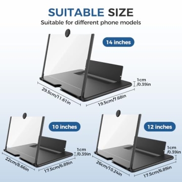 Portable 3D Phone Screen Magnifier for All Ages