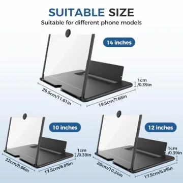 Portable 3D Phone Screen Magnifier for All Ages