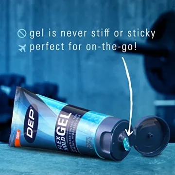 DEP Sport Endurance Hair Styling Gel, Strong Hold & No Flaking