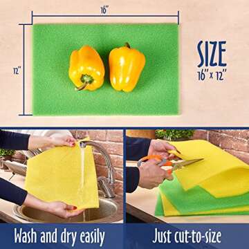 4-Set Life Extender Mats for Fresh Produce Storage