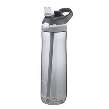 Contigo AUTOSPOUT Straw Ashland Water Bottle, 24 oz, Scuba and Smoke, 2-pack
