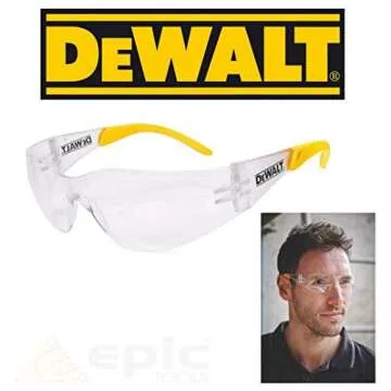 Dewalt DPG54 Clear Safety Glasses - Comfort & Protection
