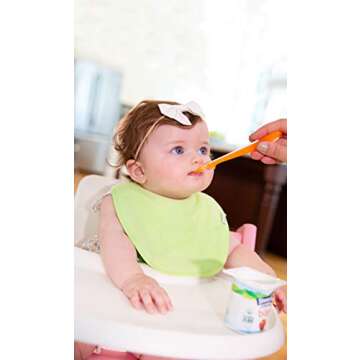 Stonyfield Organic YoBaby Whole Milk Baby Yogurt Cups with Probiotics, Plain, 4 Oz, 6 Pack