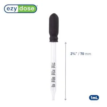 Ezy Dose 1mL Medicine Dropper, BPA-Free & Calibrated