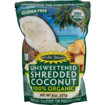 Let's Do Organic, Shredded Coconut, 8 oz