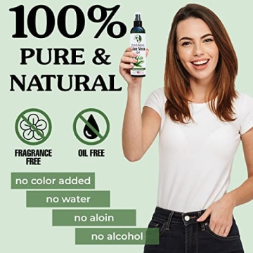 Earth's Daughter Aloe Vera Gel - Pure Organic Skincare Solution