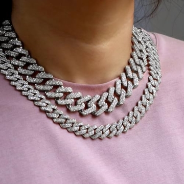 Shopbyskyler Layered Diamond Tennis Chain Set for Women