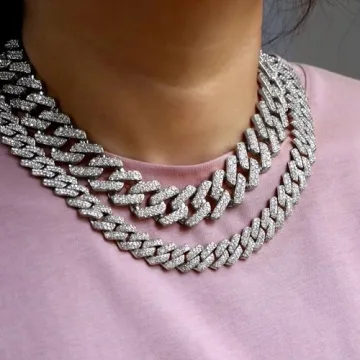Shopbyskyler Layered Diamond Tennis Chain Set for Women