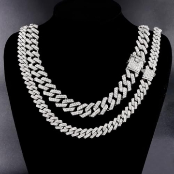 Shopbyskyler Layered Diamond Tennis Chain Set for Women