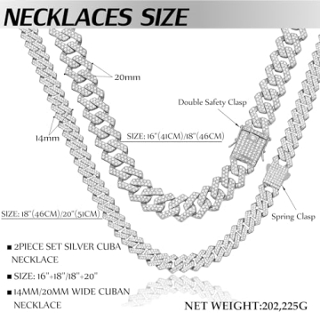 Shopbyskyler Layered Diamond Tennis Chain Set for Women