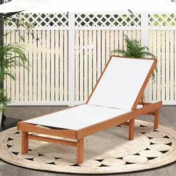 HAPPYGRILL 2-Piece Adjustable Outdoor Lounge Chair Set