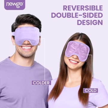 NEWGO Cooling Gel Eye Mask for Puffy Eyes and Stress Relief