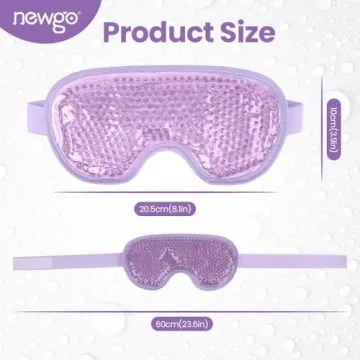 NEWGO Cooling Gel Eye Mask for Puffy Eyes and Stress Relief