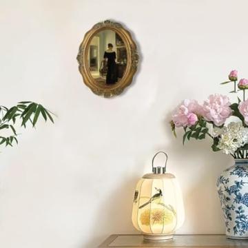 SIKOO Vintage Picture Frame 5x7 Oval Antique Decor