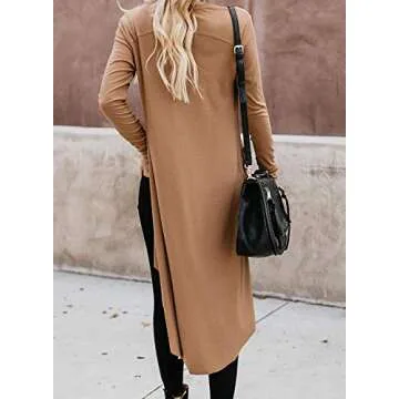 Naggoo Women's Stylish Lightweight Cardigan with Pockets