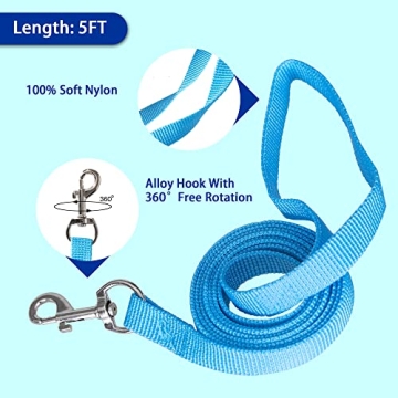 FOZZA No Pull Dog Harness and Leash Set for Small Pets
