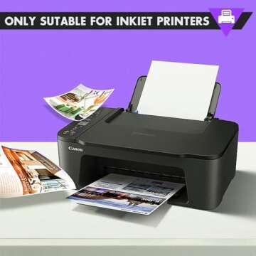 DIYMAG Printable Magnetic Sheets, 32Pcs 8.5 x 11 Inch Flexible Magnet Sheets Matte Non Adhesive Magnetic Paper for Inkjet Printer Photo DIY Crafts