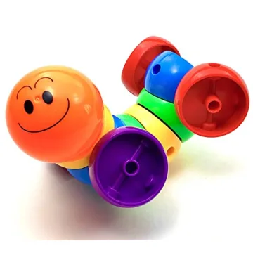 Skoolzy Rainbow Caterpillar Building Toy for Kids & Adults
