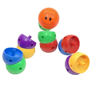 Skoolzy Rainbow Caterpillar Building Toy for Kids & Adults