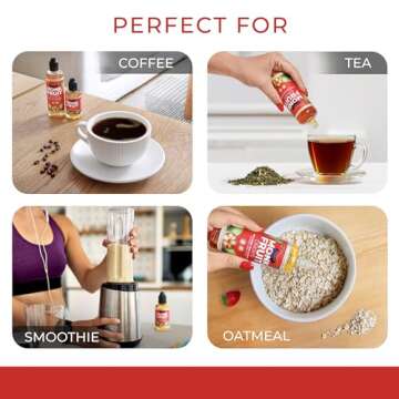 100% Pure Monk Fruit Extract (6 Drops = 1 Tsp of Sugar) Zero Calories, Non-GMO, No Fillers - Liquid Monk Fruit Sweetener No Erythritol by Transparency Foods (1.7oz, 167 servings)