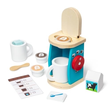 Melissa & Doug Brew and Serve Coffee Maker Set for Kids