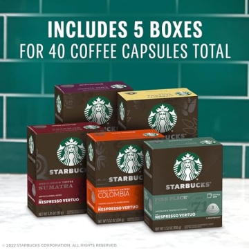 Starbucks Vertuo Coffee Pods Variety Pack 40-count