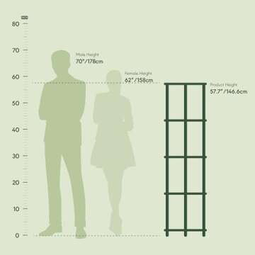 Furinno Turn-N-Tube 5 Tier Corner Display Rack Multipurpose Shelving Unit, 1-Pack, Dark Brown Grain/Black